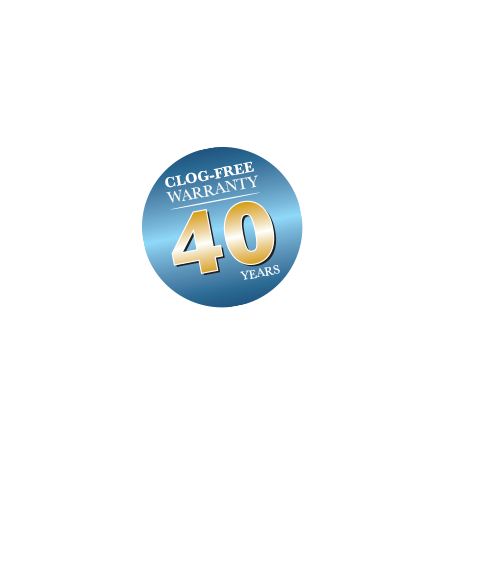 40-years-clog-free 40-years clog-free warranty